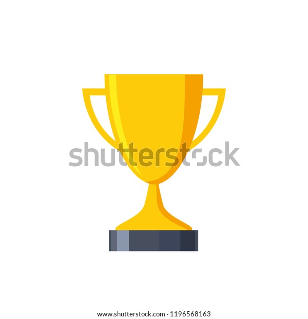 トロフィーの優勝杯 トロフィーカップ 賞 ベクターイラスト のベクター画像素材 ロイヤリティフリー 1196568163