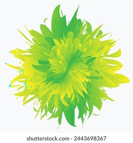 Tropic flowers vector. Hawaiian hibiscus and exotic aloha plants isolated illustration