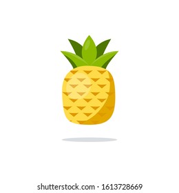 Tropic fruit Pineapple icon symbol design. Vector Illustration Ananas.