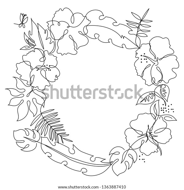 Suchen Sie Nach Tropic Leaves Flowers Drawing One Line Stockbildern In Hd Und Millionen Weiteren Lizenzfreien Stockfotos Illustrationen Und Vektorgrafiken In Der Shutterstock Kollektion Jeden Tag Werden Tausende Neue Hochwertige Bilder Hinzugefugt