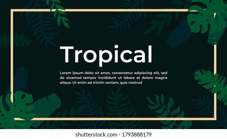Tropic minimal cover templates. Wedding Invitation cards. Trendy fashion design. Eps10 vector.