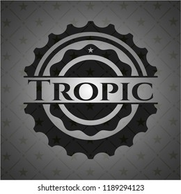 Tropic realistic dark emblem