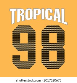 Tropical 98 abstract,Graphic design print t-shirts sport  fashion,vector,poster,card