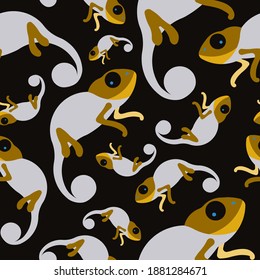 Tropical animals in abstract style on colorful background. Abstract background. Color cartoon vector. Watercolor abstract. Vintage vector illustration. Botanical print. Sloth, chameleon, toucan