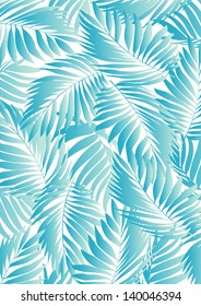 Tropical aqua leaf