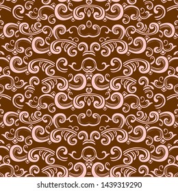 Tropical background with Batik Pattern, that is applied to all fabrics, print paper wall, with rustic, vintage, and classic styles, this motif is very beautiful trendy.
