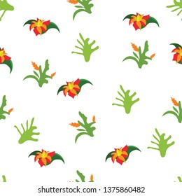 tropical background, flowers 