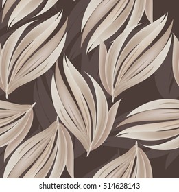 Tropical background with leaves