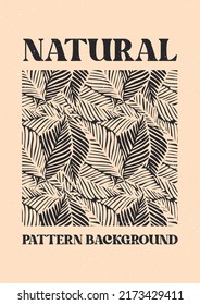 Tropical background pattern vector design