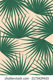 Tropical background pattern vector design