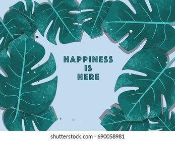 Tropical Background For Your Happiness