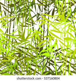 tropical bamboo vector seamless pattern on a white background.