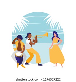 tropical band design