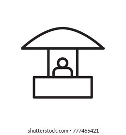 tropical bar Icon Vector illustration, EPS10.