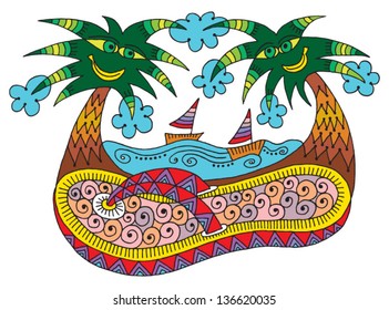 tropical beach