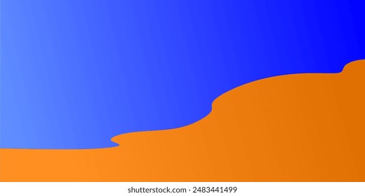 TROPICAL BEACH BACKGROUND WITH ORANGE COLORED SAND.TROPICAL BEACH BACKGROUND