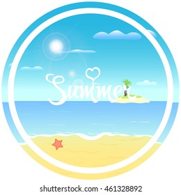 tropical beach relax