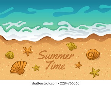 Tropical Beach Sand Summer Season
