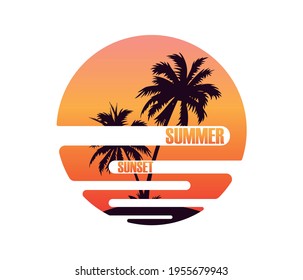 Tropical beach top view background with umbrella, ball and cool mattress. Summer vacation Vector flat design illustration. Abstract Summer background design template for banner, flyer, invitation, pos
