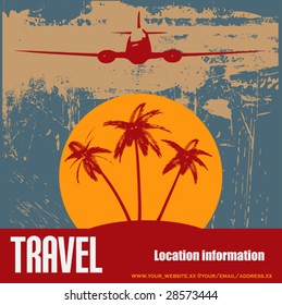 Tropical Beach Travel Flyer