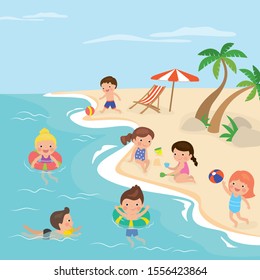 Beach Cartoon Images, Stock Photos & Vectors | Shutterstock