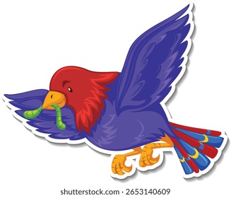 Tropical Bird Pattern – Seamless EPS Vector Background