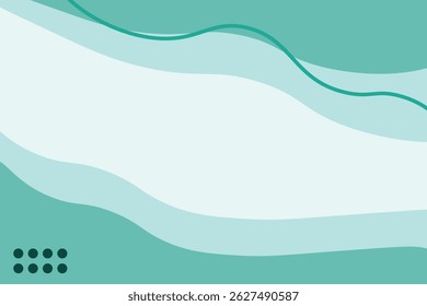 Tropisch blauer Hintergrund mit Wellen, Himmel und Sonnenschein. Eine perfekte Sommerszene für Reiseplakate, Urlaubsanzeigen, Strandpartys oder digitale Inhalte.