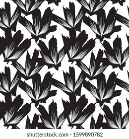 Tropical botanical Floral seamless Pattern 