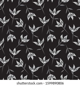 Tropical botanical Floral seamless Pattern 