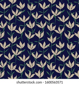 Tropical botanical Floral seamless Pattern  - It is a tropical floral pattern suitable for fashion prints, swimwear, backgrounds, websites, wallpaper, crafts