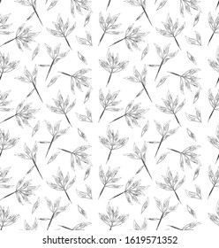 Tropical botanical Floral seamless Pattern for fashion prints, swimwear, backgrounds, websites, wallpaper, crafts