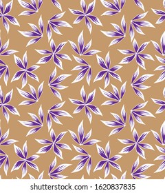Tropical botanical Floral seamless Pattern for fashion prints, swimwear, backgrounds, websites, wallpaper, crafts
