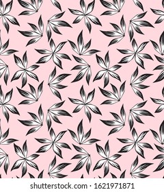 Tropical botanical Floral seamless Pattern for fashion prints, swimwear, backgrounds, websites, wallpaper, crafts