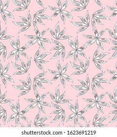 Tropical botanical Floral seamless Pattern for fashion prints, swimwear, backgrounds, websites, wallpaper, crafts
