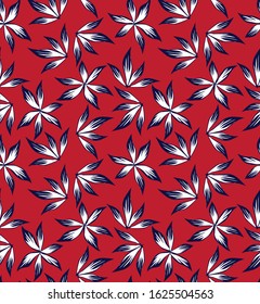 Tropical botanical Floral seamless Pattern for fashion prints, swimwear, backgrounds, websites, wallpaper, crafts