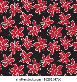 Tropical botanical Floral seamless Pattern for fashion prints, swimwear, backgrounds, websites, wallpaper, crafts