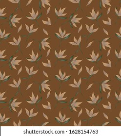 Tropical botanical Floral seamless Pattern for fashion prints, swimwear, backgrounds, websites, wallpaper, crafts
