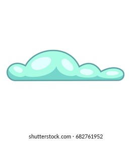 Tropical cloud icon. Cartoon illustration of tropical cloud vector icon for web design