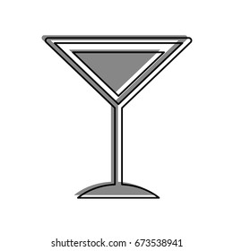 tropical cocktail cup icon