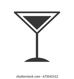 tropical cocktail cup icon