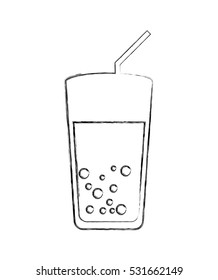 tropical cocktail isolated icon vector illustration design