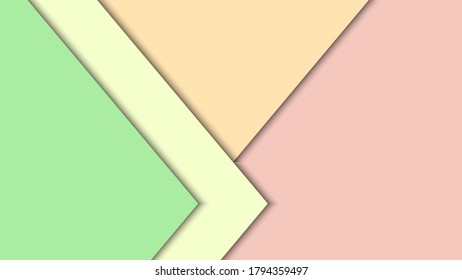Tropical Colorful paper sheet background vector illustration best for background, branding and wallpaper backdrop, flat lay