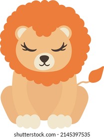 Tropical Cute Safari Animals Clipart 