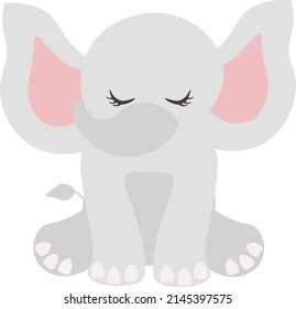 Tropical Cute Safari Animals Clipart 