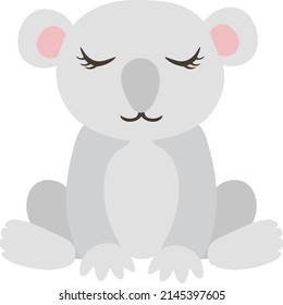Tropical Cute Safari Animals Clipart 