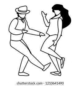 tropical dancers design