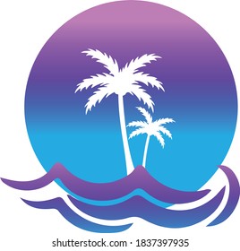 Tropische Datums-Beach-Wave