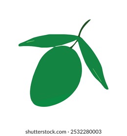 Tropical Delight: A Beautiful Mango Vector Art