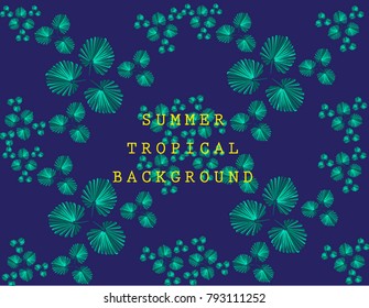 tropical design background