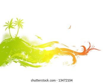 Tropical design, vector Tropical design, vector